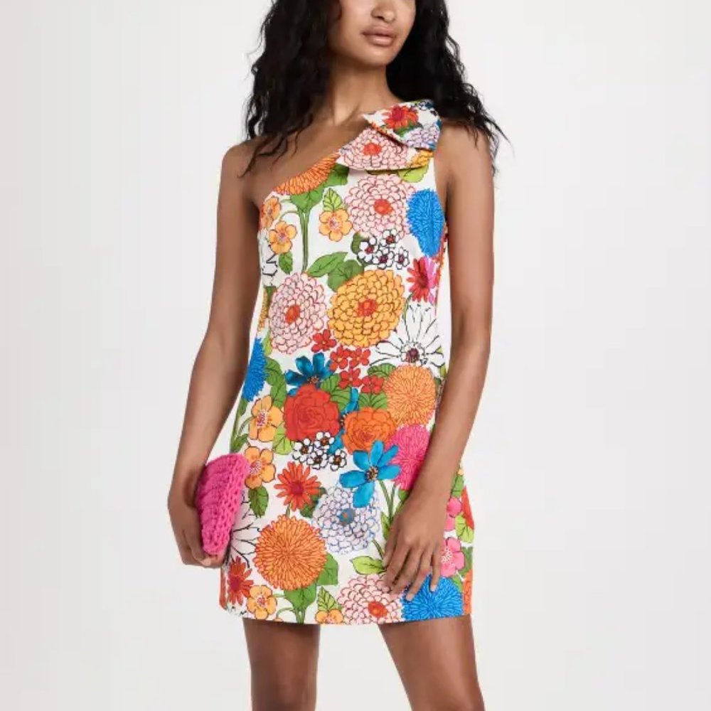 NWOT Cara Cara Edie Dress in Happy Garden Mini Floral Bow
